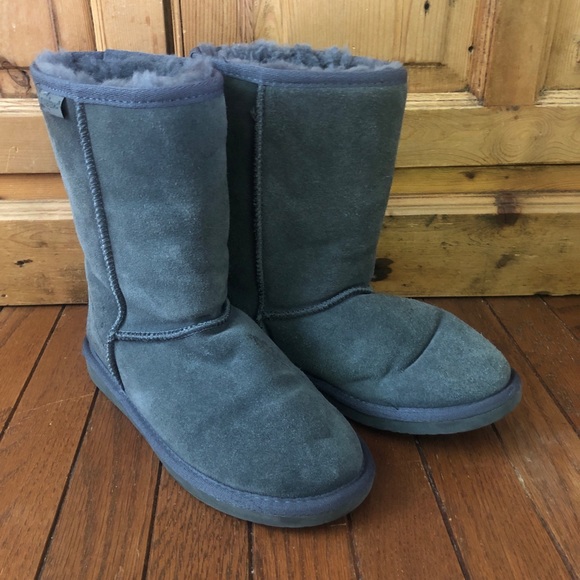 Minnetonka Shoes - Minnetonka 7 Grey Sherpa Lined Boots